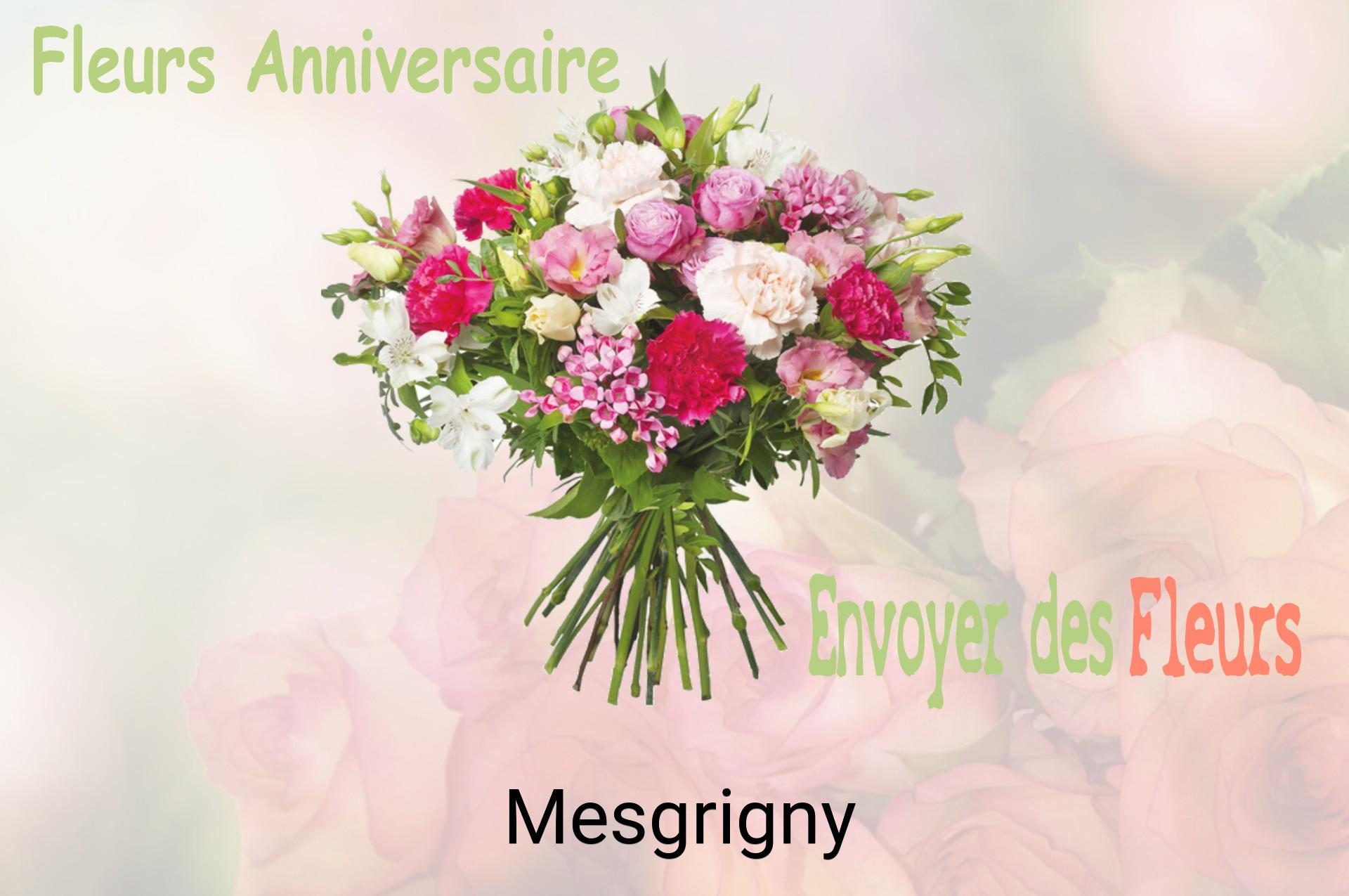 Bouquet de fleurs d’anniversaire livré à Mesgrigny
